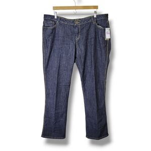 Coogi Jeans Women’s 22W Dark Wash Embroidered NWT